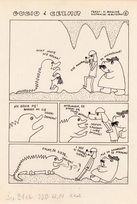 Bohdan Butenko | Gucio i Cezar, odcinek 6 (strona pierwsza) | Galeria Komiksu