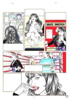 Giovanna Casotto | Selen - Giovanna Casotto - Tavola Originale Erotica tratta da Selen "Pornostars" - Page volante - Exemplaire unique - (1995) | Catawiki