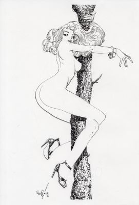 Vince | NYMPHES – Dessin original 111 | Galerie Barbier