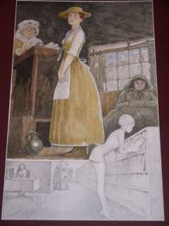 Erich Von Gã¶Tha | Erich von GÃ¶tha - Original artwork - Fanny Hill - Format: Â± 42 x 60 cm. - (2003) | Catawiki