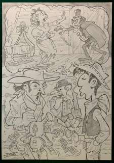 Jordan, Julian | Jordan, Julian - Original drawing - Lucky Luke - Le Cavalier Blanc | Catawiki