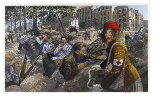 Jean-Pierre Gibrat | LE VOL DU CORBEAU, DUPUIS 2015 | Christie’s