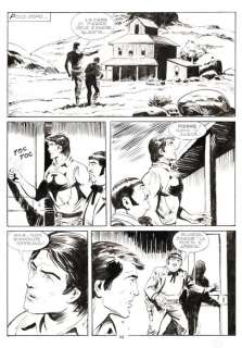 Franco Donatelli - | Franco Donatelli - 7x Tavole Originali - Zagor n. 194 - "Il teschio di fuoco" - (1981) | Catawiki