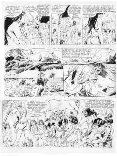 Paolo Ongaro | Paolo Ongaro - original page "Rahan - Les femmes oubliées" - (1979) | Catawiki
