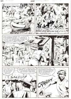 Maurizio Dotti - | Maurizio Dotti - 4x Tavole Originali - Tex n. 696 - "L’ombra del maestro" - (2018) | Catawiki