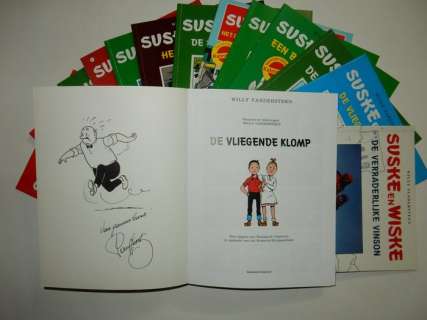 Willy Vandersteen / Paul Geerts + Studio | Suske en Wiske - 15 reclame-albums - Met 15x opdrachttekening door Paul Geerts - Broché - EO - (1998/2011) | Catawiki