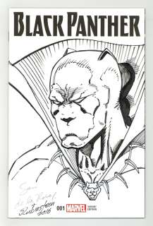 Black Panther #1 (2016) Sketch Cover by Sam de la Rosa and Joe Rubinstein | mycomicshop.com