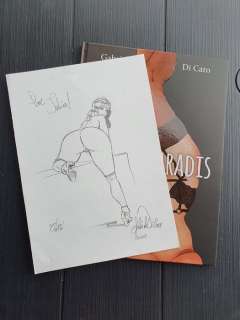 Di Caro, Gabriele | Sous le paradis - Avec dessin original signé par Gabriele Di Caro sur une feuille - Format: 21 x 29 cm. - EO - (2019) | Catawiki