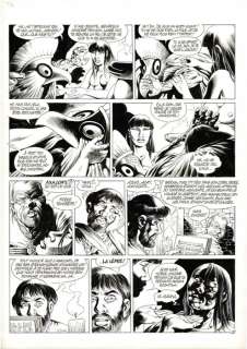 Mitton, Jean-Yves | Mitton, Jean-Yves - Originele pagina - Quetzalcoatl 3 - De nachtmerries van Moctezuma - (1998) | Catawiki