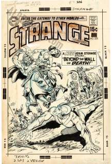 Carmine Infantino, Murphy Anderson - adam strange issue 222 page cover