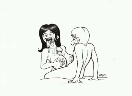 Ramis | Ramis - Original drawing - underground comic - Sexy girl | Catawiki