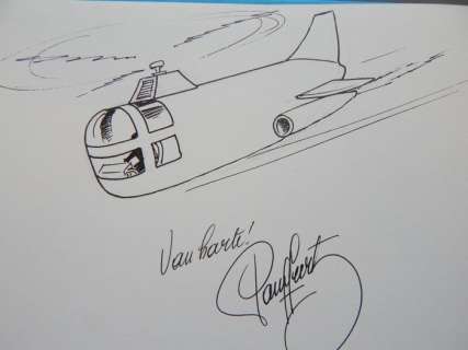 Studio Vandersteen | Suske en Wiske - Vliegende Voorwerpen met uitgewerkte opdrachttekening "De Gyronef" - luxe oblong hc - EO - (1992) | Catawiki