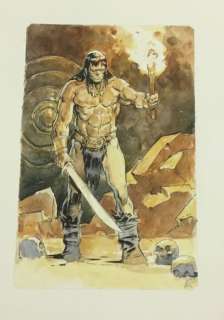 Virginie Augustin - Augustin, Virginie - Dessin original en couleurs - Conan le cimmérien - (2020)