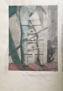 Luca Vannini | Luca Vannini - original artwork "La Topa" - cm 31x46 - Page volante | Catawiki