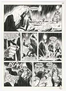 Roberto de Angelis | Nathan Never #218 - Roberto De Angelis - tavola originale "L’Uomo di Ghiaccio" - Page volante - Exemplaire unique - (2009) | Catawiki