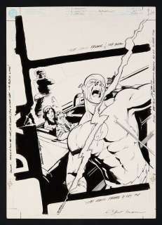 Original Cover Art for Flashpoint #1 (1999 Elseworlds) Pencils by Stuart Immonen, Inks by Jose Marzan Jr.