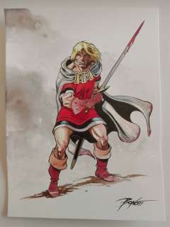 Bono, Fabio | Fabio Bono (De Rode Ridder) - Originele illustratie - Johan (De Rode Ridder) - Techniek: Oost-Indische inkt en Ecoline - Page volante - (2022) | Catawiki