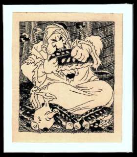 Goldsteen, Arthur (1908- 1985) | Arthur Goldsteen (1908-1985) - Oostindische inkt op board - De Wonderbare Avonturen van Maroef den Schoenmaker, een verhaal uit 1001 nacht - (1940/1942) | Catawiki