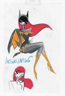 Antonio Lapone | Antonio Lapone sketch/illustrazione originale "Batgirl" | Catawiki