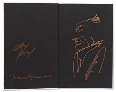 Frank Miller Hand-Drawn & Signed Batman Sketch -- Within Book Five of ’’The Dark Knight III: The Master Race’’ | Nate Sanders