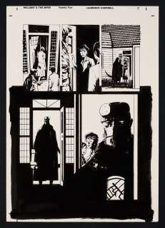 Original Art from Hellboy and the BPRD 1957 Family Ties (2021) Page 5 Pencils and Inks by Laurence Campbell