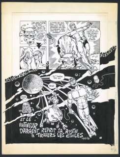 Marcel Gotlib - Planche originale n°12 pour l‘histoire complète La saga du patineur d‘argent en 13 pages - Tome 3 - Rhââ Lovely