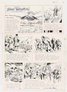 John Cullen Murphy ’’Prince Valiant’’ Sunday Comic Strip Original Artwork -- #3266 Dated 12 September 1999 | Nate Sanders