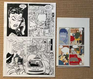 Daniel Torres | Daniel Torres - Planche originale + mise en couleur originale - Sabotaje - (1983) | Catawiki