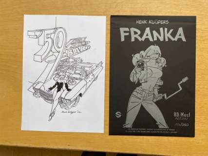 Kuijpers, Henk | Franka - Losse dédicace bij portfolio BDMust - (2018) | Catawiki