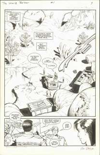 Chadwick & Randall - THE WORLD BELOW #1, Pg 9, Art, SIGNED (2007) | Russ Cochran