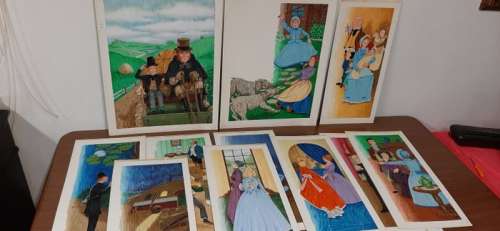 Ettore Brighenti | Ettore Brighenti - 11x illustrazioni originali "David Copperfield" - (1957) | Catawiki