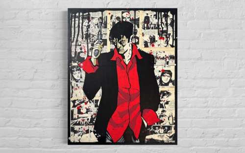 Tiziano Gagliardo | Tiziano Gagliardo - opera originale su pagine reali del fumetto "Dylan Dog” (2022) | Catawiki