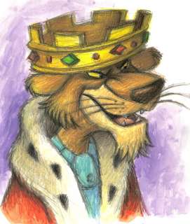 Joan Vizcarra | Robin Hood: Prince John - Original Painting - Joan Vizcarra Signed - Acrylic - Original Artwork | Catawiki