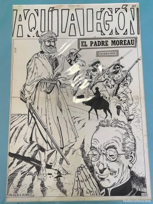 Pagina Original de Garcia Durán - Aquí la Legión - El Padre Moreu p.1 | todocoleccion (Buy It Now)