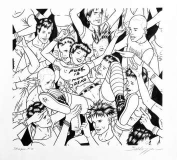 Roberto Baldazzini | Roberto Baldazzini - Copertina del CD Skapunka - Page volante - Exemplaire unique | Catawiki