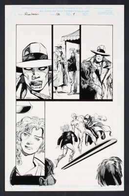 John Floyd | Original Art from Silver Surfer #146 (1998) Page 9 Pencils by Denys Cowan, Inks | mycomicshop.com (Buy It Now)