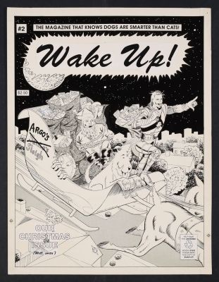 Craig Miller | Original Cover Art for Wake Up! Magazine #2 (1991) Pencils and Inks by Craig Miller | mycomicshop.com