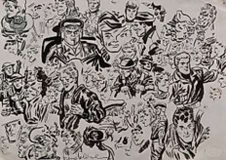 Renato Polese (1924-2014) - Renato Polese (1924-2014) - Etudes de personnages