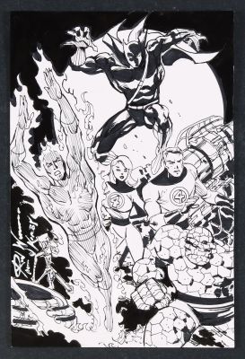 Ron Williams | Fantastic Four #52 Homage Sketch by Ron Williams | mycomicshop.com
