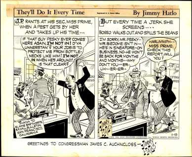 Hatlo - "They’ll Do It Every Time", Gag Panel (1949) NO RESERVE! | Russ Cochran