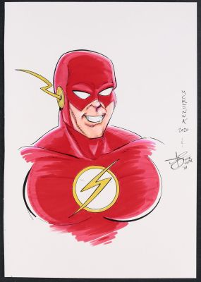 Mark McKenna And Nick Justus | Flash (Wally West) Sketch | mycomicshop.com