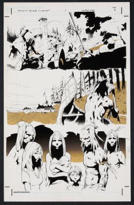Mark Lipka, Cary Nord | Original Art from Ripley’s Believe It or Not! #1 (2002) Pencils by Cary Nord, Inks by Mark Lipka | mycomicshop.com (Buy It Now)