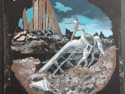 Karel Thole | Karel Thole Micronauti in Giardino - Originale di copertina | Catawiki