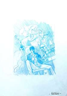 Marco Nizzoli | Marco Nizzoli - original sketch "Dylan Dog" | Catawiki