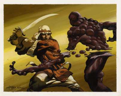 Christopher Moeller - magic the gathering card art (selfless exorcist)