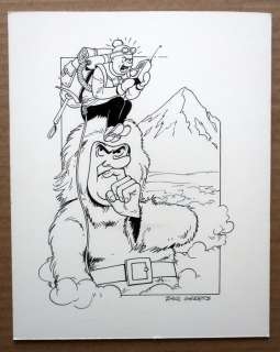 Paul Geerts | Suske en Wiske - Originele tekening - "De Brullende Berg" - Page volante | Catawiki