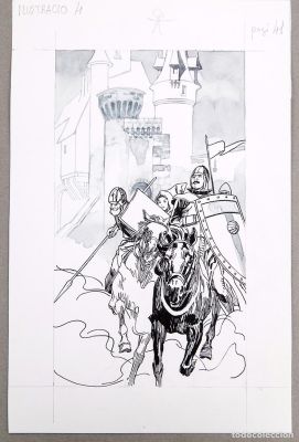 CARLES PRUNÉS - ILUSTRACIÓN PARA PORTADA DE CURIAL I GÜELFA - 1993 | todocoleccion (Buy It Now)