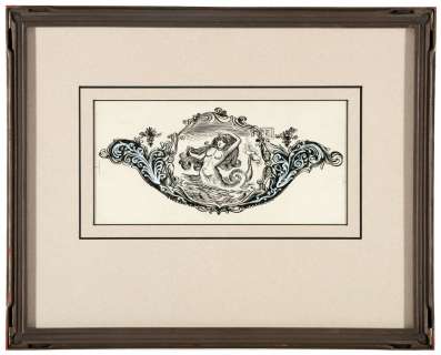GEORGE WHARTON EDWARDS FRAMED MERMAID ORIGINAL ILLUSTRATION ART. | Hake’s