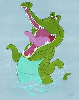 Jaume Esteve | Tick-Tock The Crocodile [Peter Pan, 1953] - Original Drawing - Jaume Esteve - Signed - Pencil Art - 50 x 35 cm - Original Artwork | Catawiki