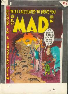 EC LIBRARY MAD 8 -Production Piece- Original Water Coloring (1986) | Russ Cochran